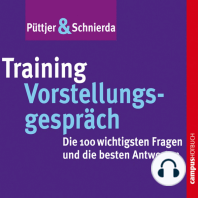 Training Vorstellungsgespräch