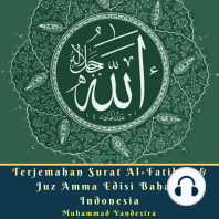 Terjemahan Surat Al-Fatihah & Juz Amma Edisi Bahasa Indonesia