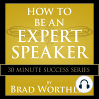 How to be an Expert Speaker