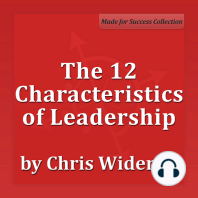 The 12 Characteristics of Leadership