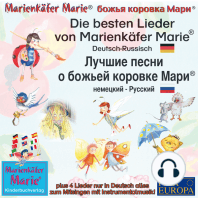 Die besten Kinderlieder von Marienkäfer Marie. Deutsch-Russisch / Лучшие песни о божьей коровке Мари немецкий-Русски.