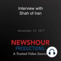 Interview with Shah of Iran
