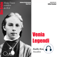 Die Erste - Venia Legendi (Emilie Kempin-Spyri, Anwältin)