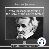 Veto Message Regarding the Bank of the United States