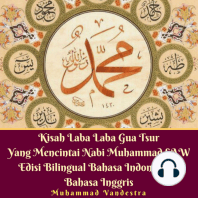 Kisah Laba Laba Gua Tsur Yang Mencintai Nabi Muhammad SAW Edisi Bilingual Bahasa Indonesia & Bahasa Inggris