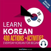 Everyday Korean for Beginners - 400 Actions & Activities
