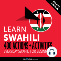 Everyday Swahili for Beginners - 400 Actions & Activities