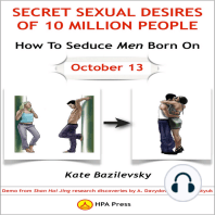 How To Seduce Men Born On October 13 Or Secret Sexual Desires Of 10 Million People