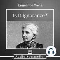 Is It Ignorance?