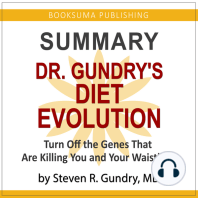 Summary of Dr. Gundry's Diet Evolution