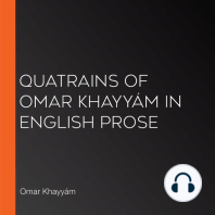 Quatrains of Omar Khayyám in English Prose