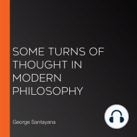 Some Turns of Thought in Modern Philosophy