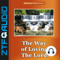 The Way of Loving The Lord