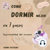 Cómo dormir mejor en 7 pasos