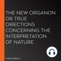 The New Organon Or True Directions Concerning The Interpretation of Nature