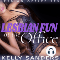 Lesbian fun at the office
