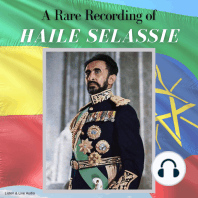 A Rare Recording of Haile Selassie
