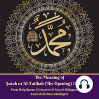 The Meaning of Surah 01 Al-Fatihah (The Opening)