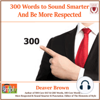 300 Words to Sound Smarter and Be More Respected