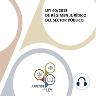 Ley 40/2015 de Régimen Jurídico del Sector Público