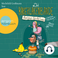 Applaus für die Laus - Die Kakerlakenbande, Band 1 (Ungekürzte Lesung)