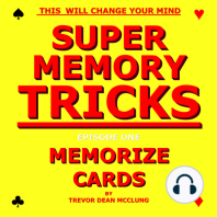 Super Memory Tricks, Memorize Cards