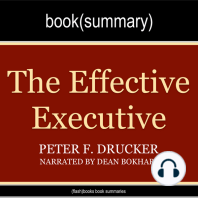 The Effective Executive by Peter Drucker - Book Summary