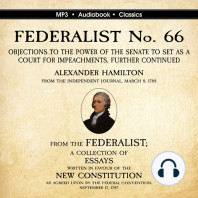 FEDERALIST No. 66. Objections to the Power of the Senate To Set as a Court for Impeachments Further Considered.
