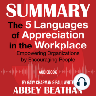 Summary of The 5 Languages of Appreciation in the Workplace