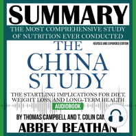 Summary of The China Study