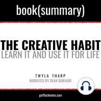 The Creative Habit by Twyla Tharp - Book Summary