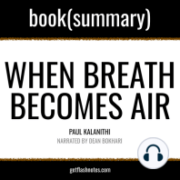 When Breath Becomes Air by Paul Kalanithi - Book Summary