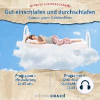 Gut einschlafen und durchschlafen - Hypnose Audioprogramm