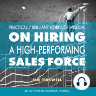 Practically Brilliant Words of Wisdom on Hiring a High-Performing Sales Force