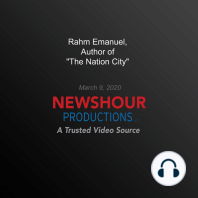 Rahm Emanuel, Author of "The Nation City"