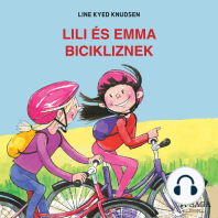 Lili és Emma bicikliznek