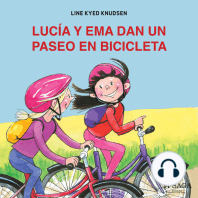 Lucía y Ema dan un paseo en bicicleta