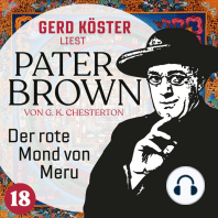 Der rote Mond von Meru - Gerd Köster liest Pater Brown, Band 18 (Ungekürzt)