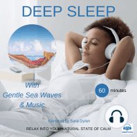 Deep sleep meditation Gentle Sea waves & Music 60 minutes