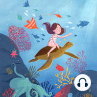 Moon girl in the underwater kingdom