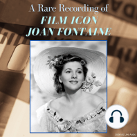 A Rare Recording of Film Icon Joan Fontaine