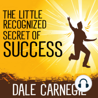 The Little Recognized Secret Of Success