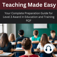 Teaching Made Easy:Your Complete Preparation Guide for Level 3 Award in Education and Training RQF