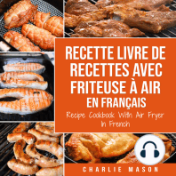 Recette livre de recettes Avec Friteuse à Air En français / Recipe Cookbook With Air Fryer In French