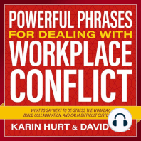 Powerful Phrases for Dealing with Workplace Conflict