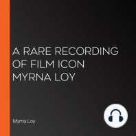 A Rare Recording of Film Icon Myrna Loy