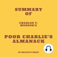 Summary of Charles T. Munger's Poor Charlie’s Almanack