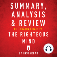 Summary, Analysis & Review of Jonathan Haidt's The Righteous Mind by Instaread