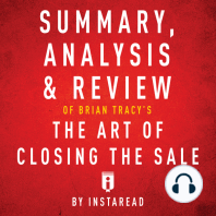 Summary, Analysis & Review of Brian Tracy's The Art of Closing the Sale