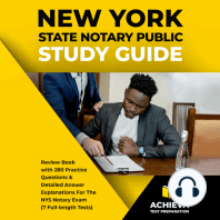 New York State Notary Public Study Guide